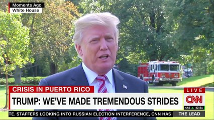 Jake Tapper calls BS on Trump and White House claiming Puerto Rico is great