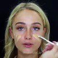 Glitter cut crease