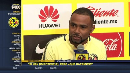 "Si hay (impotencia), pero ¿qué hacemos?": William Da Silva