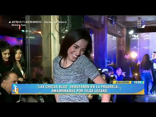 Hijas de Melissa Klug causan furor en su debut como modelos de pasarela