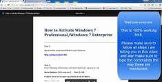 How to ivate windows 7 professional|How to ivate windows 7 enterprise 100% working Latest 2016