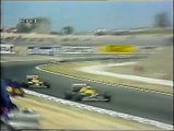 Gran Premio di Spagna 1986: Sorpasso di Mansell a N. Piquet, ritiro di De Angelis e sosta di Tambay