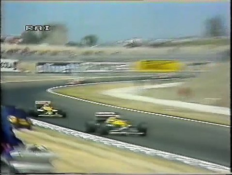 Gran Premio di Spagna 1986: Sorpasso di Mansell a N. Piquet, ritiro di De Angelis e sosta di Tambay