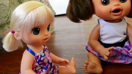 Baby Alive Training Part 1- Baby Kira Wont Wear A Diaper! -Baby alive videos