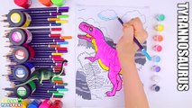 Learn Dinosaurs Name Sounds Dinosaurs - Learn Names Of Dinosaurs - Painting Dinosaurs T-Rex