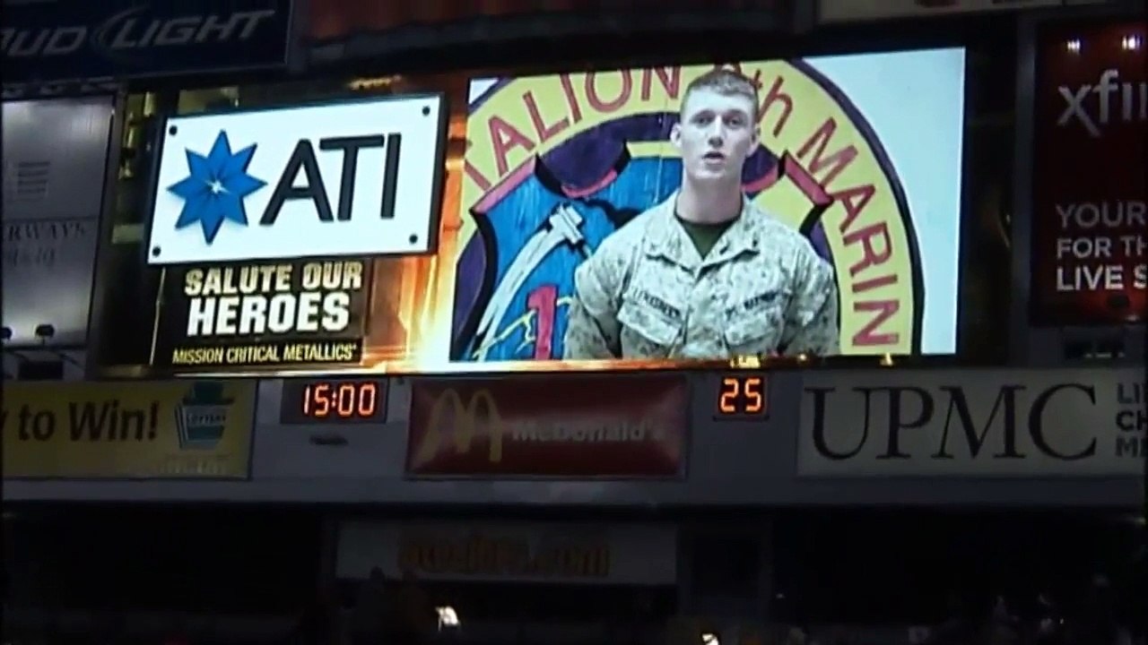 Local Marine Surprises Family with Homecoming at Steelers Game