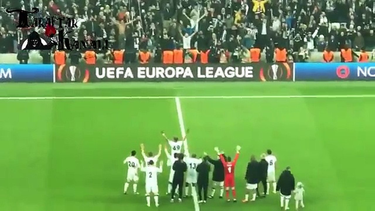 BEŞİKTAŞ YUNANLARI İZMİR MARŞI VE SİRTAKİ İLE UĞURLUYOR! [ BEŞİKTAŞ 4 1 OLYMPİAKOS ] #TRİB