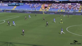 ملخص واهداف مباراة سامبدوريا وميلان بتاريخ 2017 09 24 الدوري الايطالي