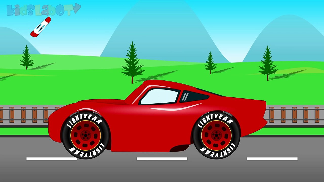 Batman Train vs Disney Lightning Mcqueen Car - Trains For Kids