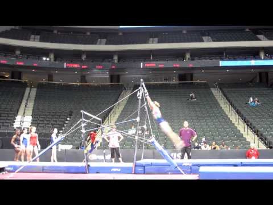 Brenna Dowell - 2011 Visa Championships Podium Training - Bars