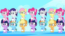 ✿ MLP Equestria Girls Mane 6 WRONG HEADS Transforms With Animation My Little Pony Babies HD