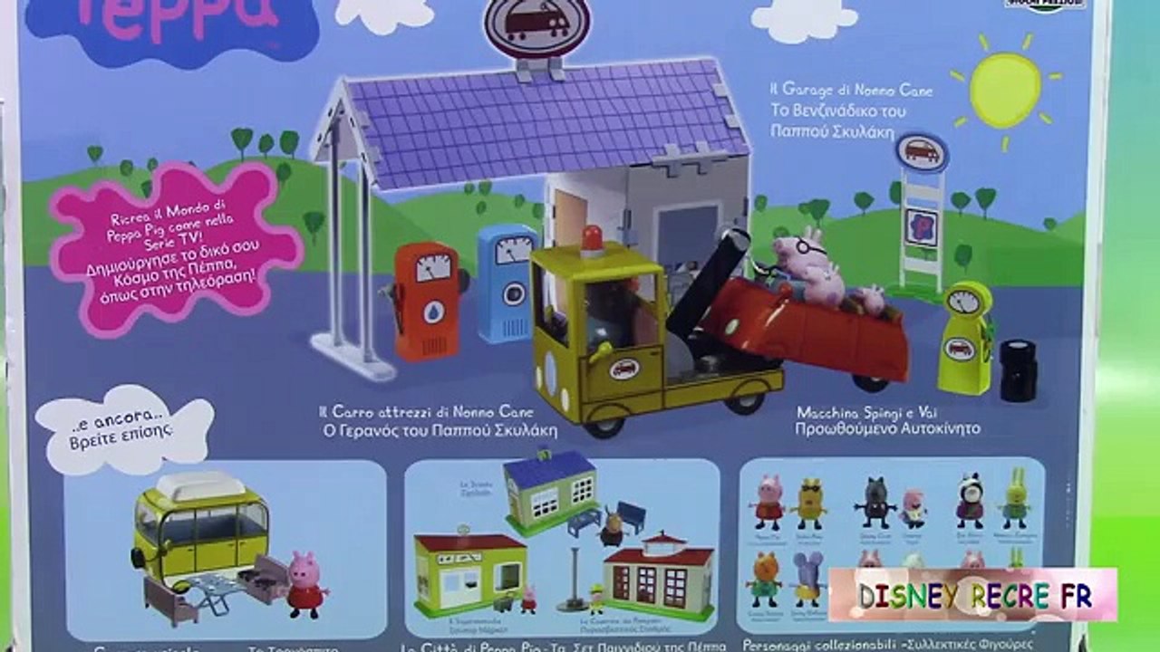 Papi Pig Garage Camion tow truck Grue Dépannage Remorquage de Papy Dog ♥ Grandad dog