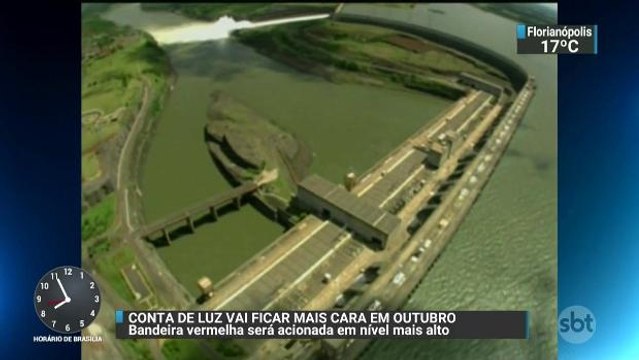 Conta de luz vai ficar mais cara em outubro