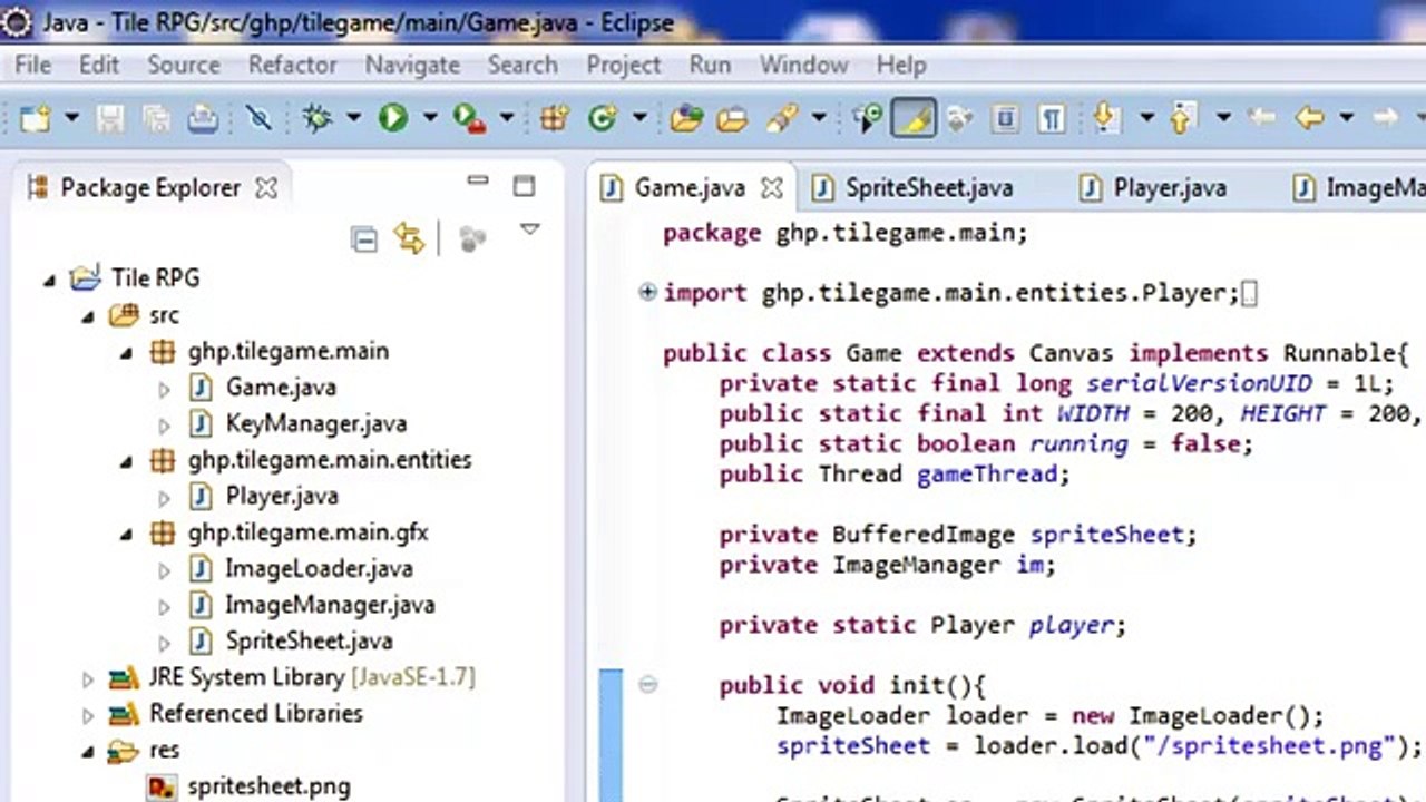 Beginner Java Game Programming 14 Beginning Tiles Vídeo Dailymotion