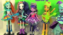 Equestria Girls Rainbow Rocks Pinkie Pie & Fluttershy MLP Doll Review! by Bins Toy Bin