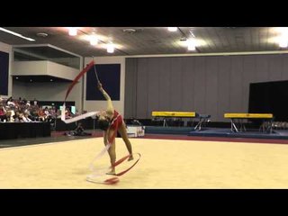 Alisa Kano - Ribbon - 2012 Rhythmic Nationals - Day 1