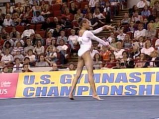 Marcia Newby - Floor Exercise - 2003 U.S. Gymnastics Championships - Women - Day 1