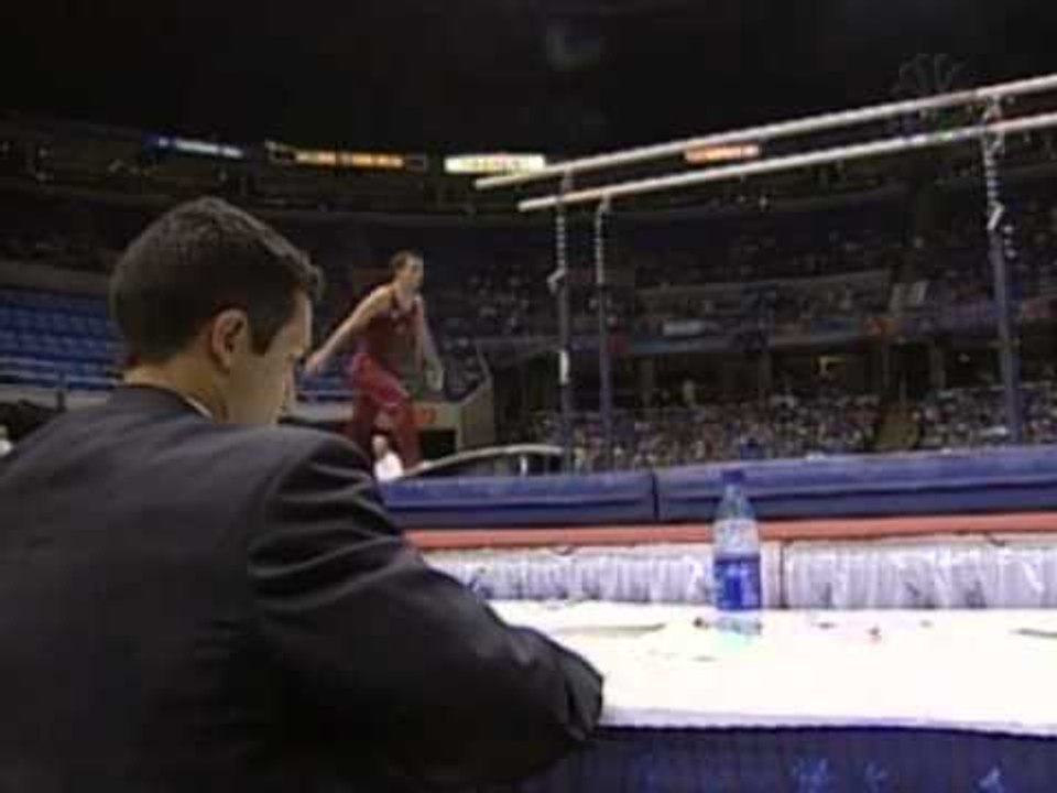 Clay Strother - Parallel Bars - 2002 U.S Gymnasitcs Championships - Men - Day 2