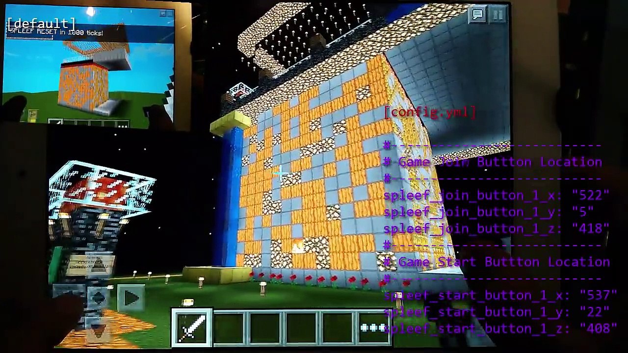 Minecraft Pocket Edition Mini Game New Spleef V1 0 Mcpe 0 9 5 Server Plugin Pocketmine Video Dailymotion