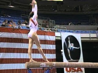 Nina Kim - Balance Beam - 2002 U.S. Gymnastics Championships - Women - Day 2