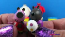 PlayDoh Surprise Egg Unboxing Baymax - Angry Birds Disney Lightning McQueen Mater & Peppa Pig