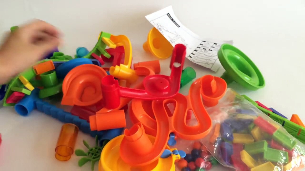 Marble Race Track Ball Game Domino Arshiner Unboxing Demo Review Educational