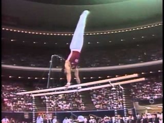 Jarrod Hanks - Parallel Bars - 1992 McDonalds American Cup