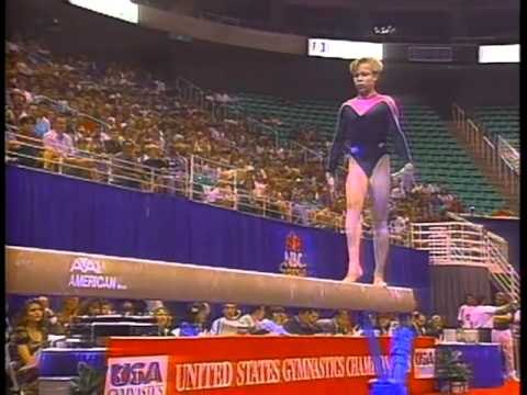 Amanda Borden - Balance Beam - 1993 U.S. Gymnastics Championships - Women - All Around