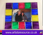 Make a Stained Glass Picture Frame - Glass Painting Project - Art and Craft