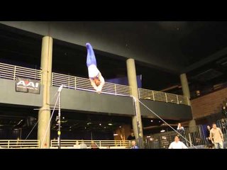 Hunter Justus - Horizontal Bar - 2013 Winter Cup Prelims