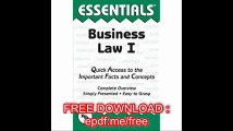Business Law I Essentials (Essentials Study Guides)