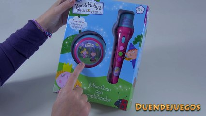 Micro de mano con amplificador de Ben y Holly