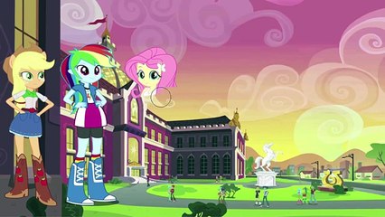 My Little Pony EQUESTRIA GIRLS Sleepover Color Swap | MLP Coloring Videos For Kids