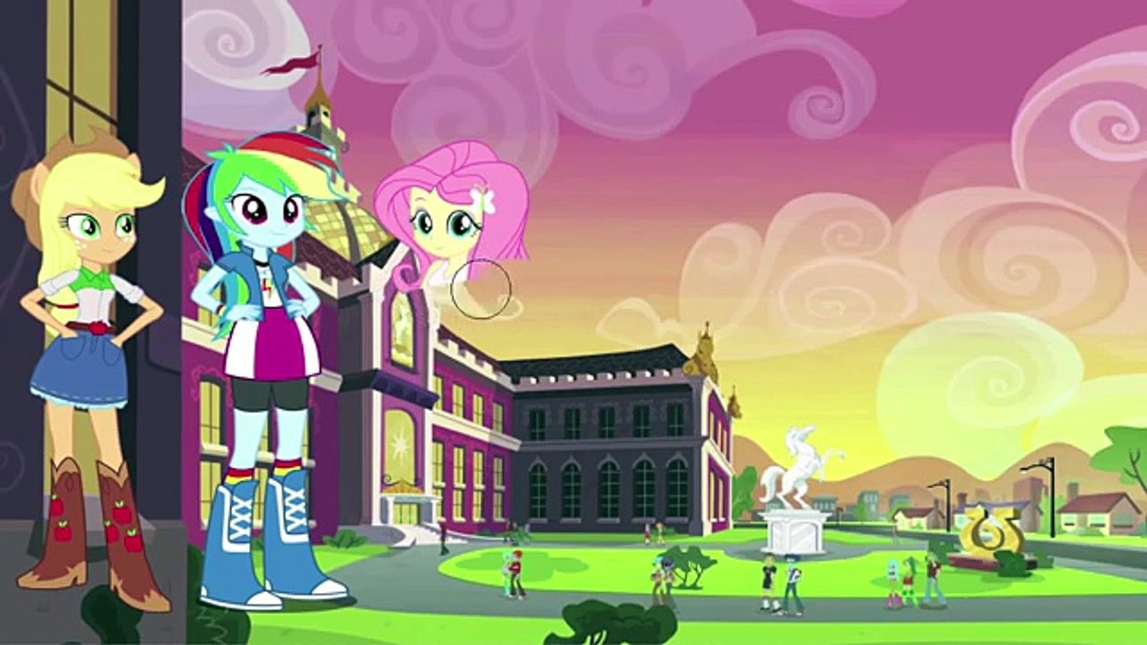 My Little Pony EQUESTRIA GIRLS Sleepover Color Swap | MLP Coloring Videos For Kids