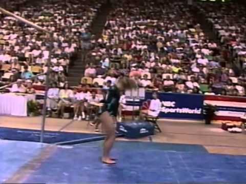 Sandy Woolsey Uneven Bars - 1989 U.S. Gymnastics Championships - Event Finals