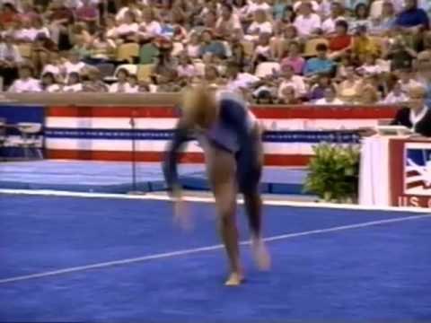 Brandy Johnson Floor Exercise - 1989 U.S. Gymnastics Championships - Event Finals