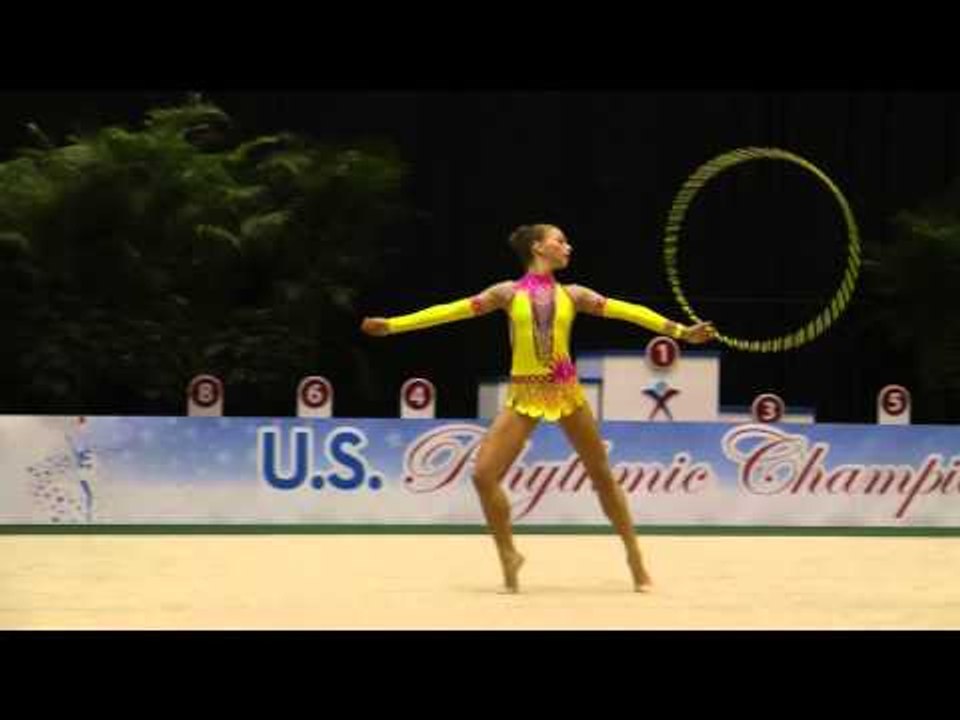 Daniella Romashin - Hoop Finals - 2013 U.S. Rhythmic Championships