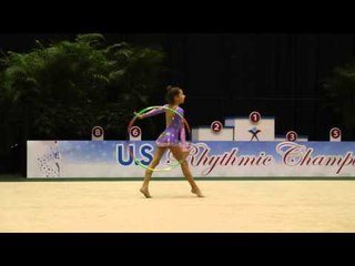 Natalie Bourand - Hoop Finals - 2013 U.S. Rhythmic Championships