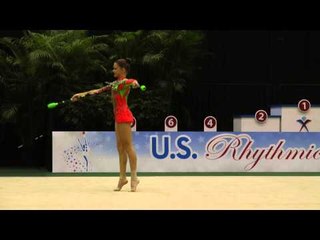 Ekatherina Kapitonova - Clubs Finals - 2013 U.S. Rhythmic Championships