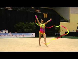 Audrey Whitaker  - Ribbon Finals - 2013 U.S. Rhythmic Championships