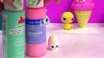 Custom Shopkins Season 1 Pastel EASTER EGG Googy Painting DIY Craft Toy Cookieswirlc Video