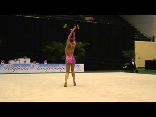 Kristen Shaldybin - Clubs Finals - 2013 U.S. Rhythmic Championships