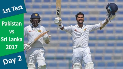 Pakistan v SriLanka | 1st Test | Day 2 | 29 Sep 2017 | Dinesh Chandimal 150+ & Niroshan Dickwella Fifty | Highlights