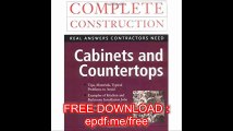 CABINETS AND COUNTERTOPS (Complete Construction)