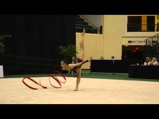 Andria Gao - Ribbon - All Around Final - 2013 U.S. Rhythmic Championship
