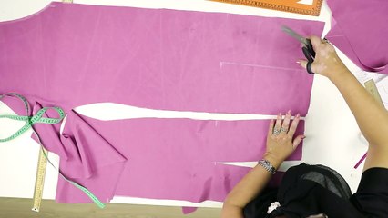 Платье без выкройки с воротником апаш и годе из 8 клиньев с цельнокроеным рукавом Платье 8 Часть 2