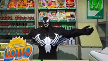 ÖRÜMCEK ADAM PİZZA Teslim! Çocuklar için / HULK ve Venom Komik Karikatür Superheroes w