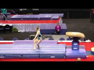 Brenna Dowell - Vault - 2014 AT&T American Cup - Podium Training