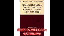 California Real Estate Practice (Real Estate Education Company California Series)