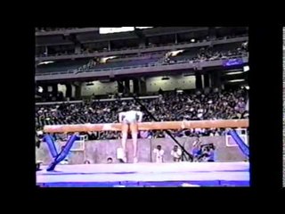 Miho Hashiguchi - Balance Beam - 1995 Atlanta Test Event